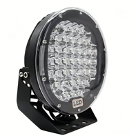 Projecteur de travail LED rond 8,6 pouces 185W, étanche IP68, 12-48V, 13320lm, lampe auxiliaire pour voiture tout-terrain, camion, chariot élévateur, engins