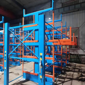 접이식 방청을 위한 다목적 수동 조정 가능한 스틸 랙 캔틸레버 텔레스코픽 금속 목재 팔레트 랙 솔루션 - Product Image 5