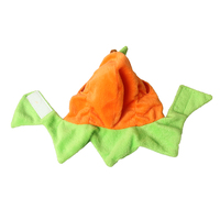 Chapeau Doux en Duvet pour Animaux de Compagnie (Chats, Chiens, Chiots) en Forme de Citrouille d'Halloween, Écologique, Vente en Gros Fabricant