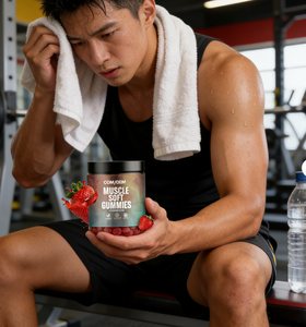 Gummies Musclés à <span class=keywords><strong>la</strong></span> Fraise |   Service ODM/OEM |   Complément alimentaire à mâcher pour le soin des muscles et le soutien <span class=keywords><strong>de</strong></span> l'entraînement - Product Image 4