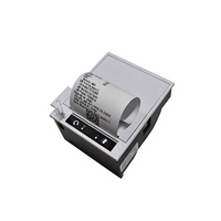 Printer Barcode Thermal 80mm untuk Struk & Label dengan Modul Printer Serial Panel Terintegrasi RS232/TTL dan Pemotong Otomatis