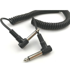 Conector Mono a Jack de 6,35mm, Conector de Audio de 1/<span class=keywords><strong>4</strong></span> pulgadas, <span class=keywords><strong>Cable</strong></span> de plomo para guitarra y teclado - Product Image 3