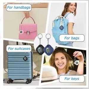 Temizle kare anahtarlık ile Gps evcil hayvan izleme cihazı çocuklar için anahtar bagaj Pet Anti kayıp cihaz Apple bulmak için benim cüzdan izci - Product Image 4