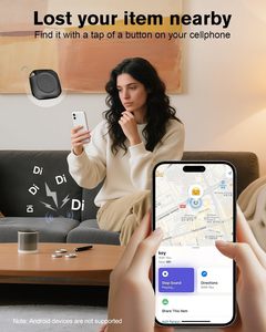Localizador Inteligente de Llaves, Paquete de <span class=keywords><strong>4</strong></span>, Compatible con la Aplicación IOS, Resistente al Agua IP67, Batería Reemplazable, Material Plástico - Product Image 4