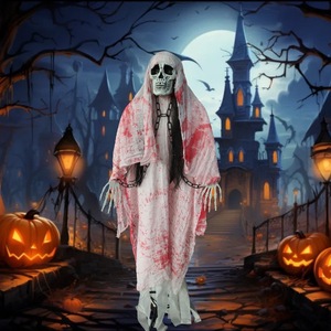 Halloween Squelette Suspendu Fantôme Costume Horreur Fête Décorations Maison Hantée Effrayant <span class=keywords><strong>Accessoires</strong></span> Spooky Festival <span class=keywords><strong>Accessoires</strong></span> - Product Image 2
