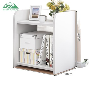 Comodino Moderno Wayon con Doppio Cassetto, Tavolino Sottile per Spazi Ristretti, Mobile Contenitore per Camera da Letto - Product Image 6