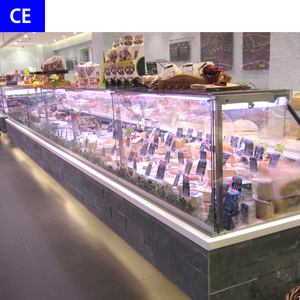 Siêu thị hiển thị Cooler butchery tủ lạnh hiển thị trường hợp cho cá thịt truy cập với làm mát không khí duy nhất-nhiệt độ - Product Image 5