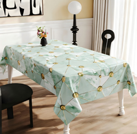 Nappe en PVC géométrique à pois dorés métalliques, de qualité alimentaire, imperméable, pour intérieur, maison, hôtellerie, vente en gros