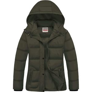 2025 abrigos de invierno ligeros para mujer, chaqueta acolchada impermeable, capucha extraíble, diseño grueso cálido para un estilo cómodo - Product Image 1