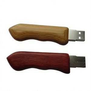 แฟลชไดรฟ์ USB แบบพกพา ทำจากไม้ไผ่ธรรมชาติ สำหรับสำนักงาน ธุรกิจ จัดเก็บข้อมูล พร้อมโลโก้สั่งทำได้ - Product Image 4