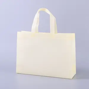 Cheap Tote Bags Custom Printed Recyclable Fabric Non Woven Shopping Bags With Logo