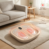 Eveekon EMS Planche inclinée pour étirement des pieds et des mollets avec lumière rouge 660nm 850nm et chauffage, étireur de cheville, étireur d'Achille