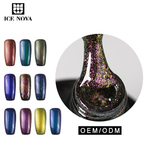 ICE NOVA Vip caméléon Gel <span class=keywords><strong>vernis</strong></span> <span class=keywords><strong>semi</strong></span>-<span class=keywords><strong>permanent</strong></span> végétalien 10ml/15ml/1kg vente en gros marque privée <span class=keywords><strong>poudre</strong></span> scintillante sans Hema/Tpo/Hpma - Product Image 2