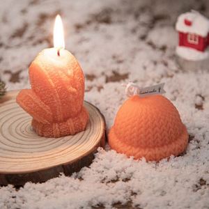 Bougies Artisanales de Luxe en Forme de Chapeau de Noël – Nouveauté Coton, Méditation, Religion, Usage Actif, Étiquette Personnalisée pour Décorations de Fêtes - Product Image 1