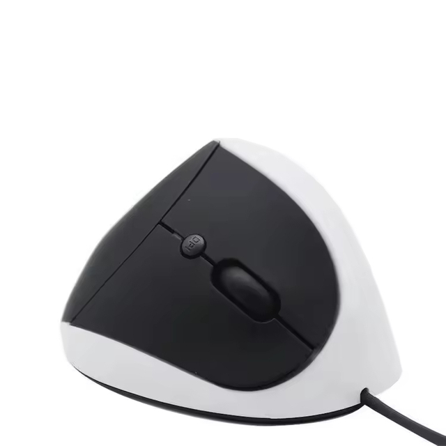 Vertical Wireless Mouse with Anti Slip Grip - High Precision Tracking Portable Compact Mouse for Computer Office Laptop