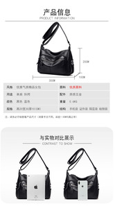 Nuevos Bolsos de Mano de Lujo para Mujer, Bolsos de Hombro de Cuero PU de Diseñador, Bolso de Mano Grande de Moda para Dama, Bolso Tote Casual, Bolso Mensajero - Product Image 2