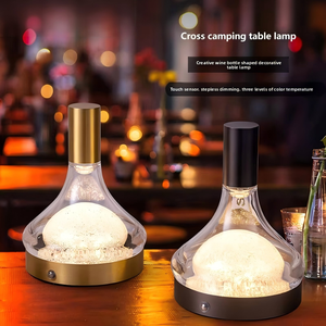 Creative Wine Bottle Shaped Night <strong>Light</strong>, Modern Minimalist <strong>Table</strong> Lamp for Bedroom Sleep Restaurant Bar Desktop Decor - Product Image 1