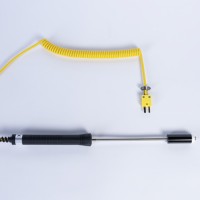 Sensor Suhu Desain Khusus Universal Mendukung Probe Termokopel Tipe K J T E N dengan Konektor Mini Standar