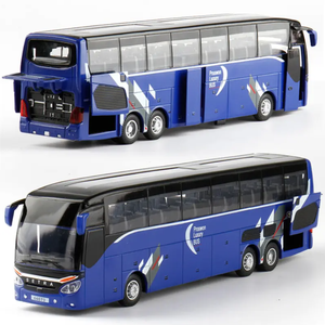<span class=keywords><strong>Bus</strong></span> de tourisme longue distance pour enfants, échelle 1:32, avec effets sonores et lumineux - Product Image 5