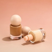 Label privé fond de teint liquide mat couverture complète pour tous les tons de peau maquillage correcteur vegan pour peau foncée