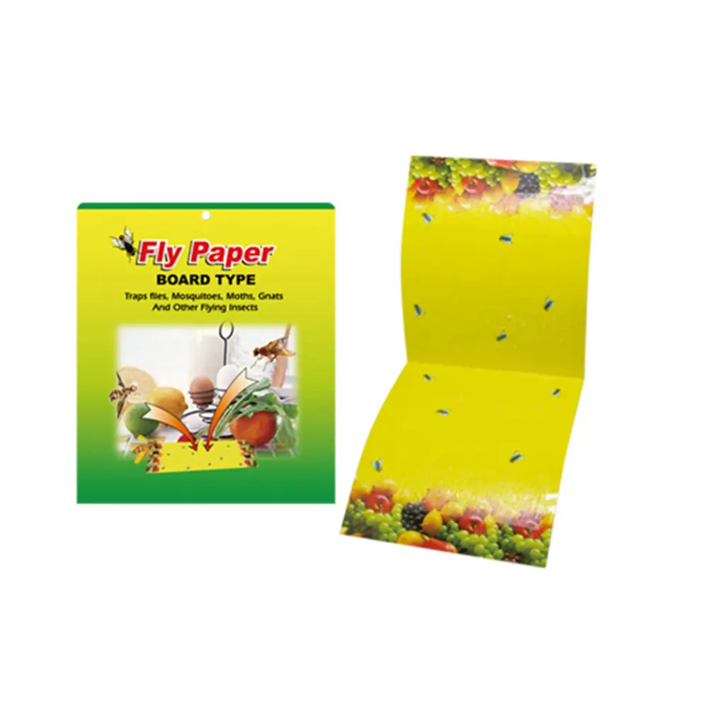 Yüksek yapışkan sıcak satış toptan profesyonel pencere sticker haşere kontrol sarı yapışkan böcek fly tutkal tuzağı