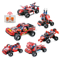 STEM Toys Building Block Racing Car kit RC Block F1 Car Briques éducatives Télécommande Sport Car Trucks