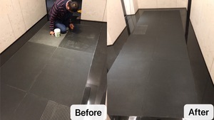 Acondicionador de color líquido impermeable para mármol negro y granito, aplicador con pincel - Product Image 4