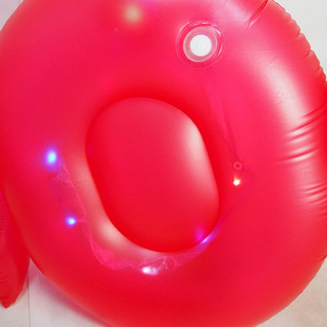 Red LED bên trong hình dạng thiên nga Hồ bơi bơm hơi phòng chờ bè với xử lý cho bên hồ bơi bơi bơi Float đi xe - Product Image 3