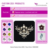 Applique brodée florale en strass et perles, lavable, à dos plat, autocollante, pour vêtements créatifs DIY, robes de mariée, artisanat