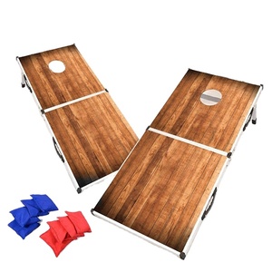<span class=keywords><strong>Jeu</strong></span> de Cornhole d'extérieur avec sacs, pour jardin, pelouse, plage, jeux en plein air, plaques de Cornhole pliables avec sacs de transport - Product Image 1