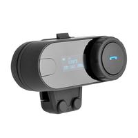 Casque FreedConn T COM SC, intercom moto pour 3 motards, écran LCD, haut-parleur, interphone pour casque de moto