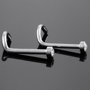 Anillo <span class=keywords><strong>de</strong></span> <span class=keywords><strong>Nariz</strong></span> <span class=keywords><strong>de</strong></span> <span class=keywords><strong>Titanio</strong></span> Sólido G23 con Cristal, <span class=keywords><strong>Piercing</strong></span> <span class=keywords><strong>de</strong></span> <span class=keywords><strong>Nariz</strong></span> con Gema <span class=keywords><strong>de</strong></span> Cristal, Mejor <span class=keywords><strong>Precio</strong></span>, Joyería para <span class=keywords><strong>Piercing</strong></span> <span class=keywords><strong>de</strong></span> <span class=keywords><strong>Nariz</strong></span>, MOQ Bajo - Product Image 3