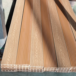 Cubierta de Wpc antideslizante, cubierta de madera compuesta de teca, cubierta de Ipe reciclable para paneles de suelo de balcón
