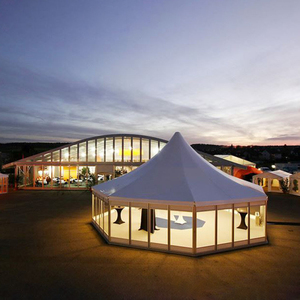 Tentes de réception transparentes en aluminium sur mesure KENTEN, tentes de <span class=keywords><strong>mariage</strong></span>, tentes commerciales, tentes de <span class=keywords><strong>cirque</strong></span> polygonales - Product Image 4