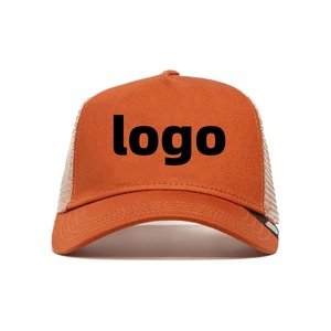 5 แผง Trucker หมวกตาข่ายเบสบอลหมวก SnapBack Gorras ที่กําหนดเองปักแพทช์การถ่ายเทความร้อนโลโก้กีฬากลางแจ้งหมวกสําหรับชาย - Product Image 2