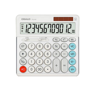 Calculatrice numérique Calculatrices à 12 chiffres Clé <span class=keywords><strong>PC</strong></span> Grand écran Calculatrice de bureau Énergie solaire 2024 Nouvelle fourniture de bureau la plus chaude - Product Image 1