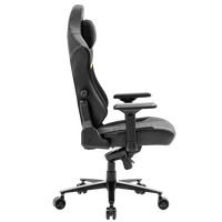 Chaise de jeu en cuir PU avec logo personnalisé, chaise de jeu de luxe OEM, siège de course Esports, base métallique pivotante à 360 degrés, vente en gros