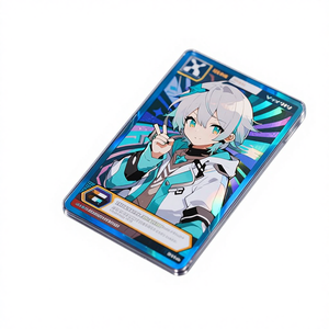 Tarjetas Fotográficas Personalizadas, Impresión Personalizada, Acabado Brillante, Mate, <span class=keywords><strong>Película</strong></span> Láser, Papel Recubierto Starlight, Tarjetas Cuadradas, Mercancía <span class=keywords><strong>de</strong></span> Celebridades y Anime - Product Image 4