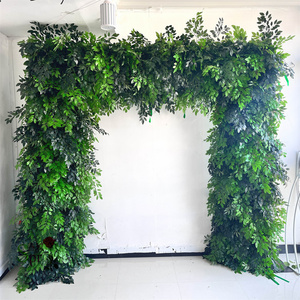 SPR personnalisé 7D <span class=keywords><strong>plante</strong></span> verte feuille arc <span class=keywords><strong>mur</strong></span> de fleurs mariage soie artificielle Rose panneau toile de fond fête fleurs décoratives pour <span class=keywords><strong>mur</strong></span> - Product Image 1