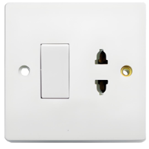 Interrupteur mural standard, interrupteur électrique mural, interrupteur d'éclairage et prise murale, prise murale pour appareils électroménagers - Product Image 5