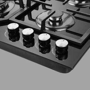 Table de cuisson électrique encastrable en verre trempé de 600 mm avec support de poêle en fonte robuste pour usage domestique - Product Image 3