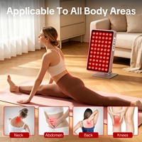 Thérapie par lumière infrarouge proche à 6 longueurs d'onde, lampe de thérapie par lumière rouge haute puissance 60 LED pour sauna à domicile, salle de sport