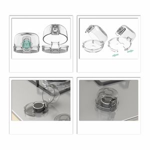 PRODIGY VB003 Protection de bouton de cuisinière à gaz pour la sécurité des enfants à la maison, en plastique transparent en forme de pomme, installation facile - Product Image 2