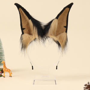 Mignons bandeaux d'oreilles d'animal en peluche faits main unisex parfaits pour expos manga oreilles <span class=keywords><strong>Dobermann</strong></span> cosplay - Product Image 6