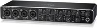 Behringer U-PHORIA UMC404HD Interfaz de Audio/MIDI USB de 4x4 24-Bit/192kHz para Audiófilos, Equipo de Video y Audio