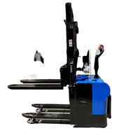Chariot élévateur électrique Worui pour marché de gros, 1,5 tonne, batterie plomb-acide 48V, utilisation intérieure, pneus en polyuréthane, longueur de fourche 1200 mm