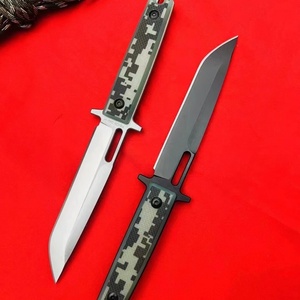 มีดยุทธวิธี DIY ปรับแต่งได้ พร้อมปลอกมีดลายพราง คุณภาพสูง ผลิตจากเหล็กกล้าไร้สนิม ด้ามจับ G10 สำหรับงานอุตสาหกรรม รับผลิตแบบ OEM/ODM - Product Image 5