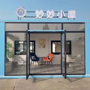 Contenedor Móvil Prefabricado para Almacén, Librería, Oficina de Ventas, Cápsula Espacial Móvil, Casa Contenedor con Estructura de Acero - Product Image 4