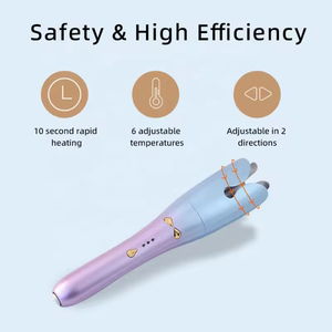 Fer à boucler entièrement automatique - Style boucles roses sans abîmer les cheveux - Coiffure longue durée - <span class=keywords><strong>Appareil</strong></span> à boucler les cheveux de 25 mm pour des boucles ondulées - Product Image 5