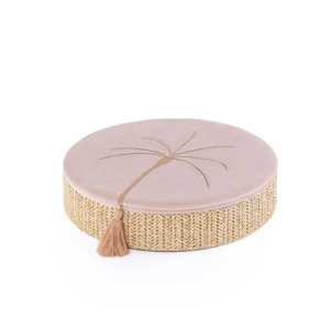 Caja <span class=keywords><strong>de</strong></span> Joyería Redonda Grande <span class=keywords><strong>de</strong></span> Mimbre Tejido con Borlas <span class=keywords><strong>de</strong></span> Terciopelo, Caja <span class=keywords><strong>de</strong></span> Regalo <span class=keywords><strong>de</strong></span> Joyería con Logotipo Personalizado Bordado <span class=keywords><strong>de</strong></span> Palmera, <span class=keywords><strong>Organizador</strong></span> <span class=keywords><strong>de</strong></span> <span class=keywords><strong>Joyas</strong></span> - Product Image 3